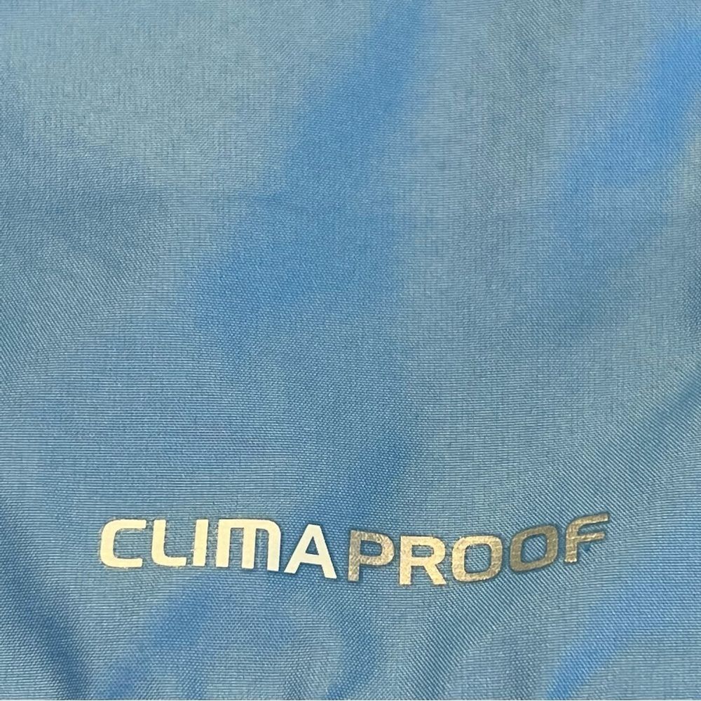Adidas Mens Full Zip M Jacket Climaproof Blue Jacket Windbreaker - Picture 5 of 14